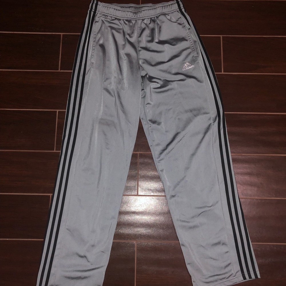 Adidas Grey Track Pants Medium